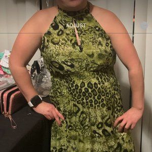 Animal Print long dress